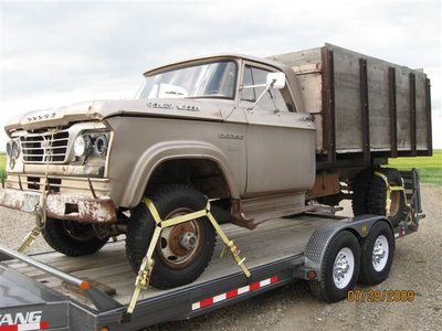 The love affair continues, the old horse hauled itself onto this hauler.