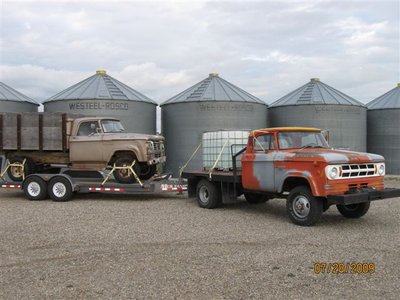 Red one is Windsor steel &quot;Fargo&quot; copper one is a Dodge and is also a Canadian Truck