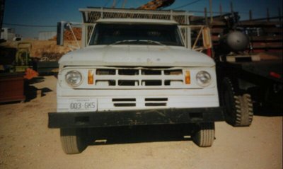 1969 D500 Industrial LA318 5spd. In use sense 1998 This truck gets used the most and is all ways overloaded.