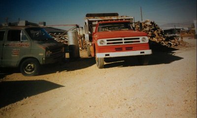 1971 D400 Industrial LA318 5spd Upgraded axels and springs with 69 D500 running gear. In use sense 1987