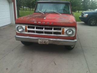 Thanks to Jim I now have my bumper back in it's rightful place!  And have been able to do a little more work on the paint