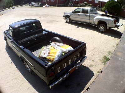 the guys at the Feed Store are always a bit nervous loading it up...