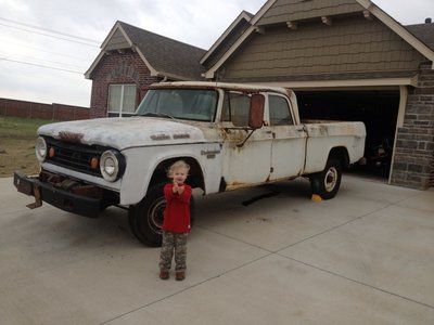 My daughter with the 66 right after we got it.