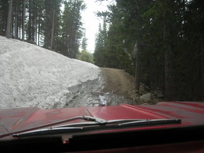 snow on Mammoth