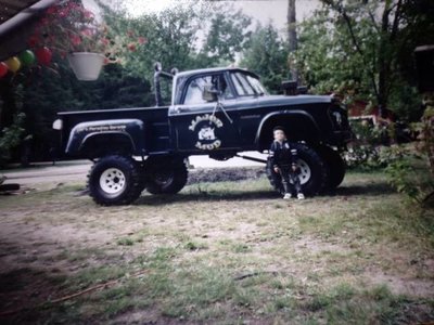 This is me with the truck. taken in 93 in howland Maine