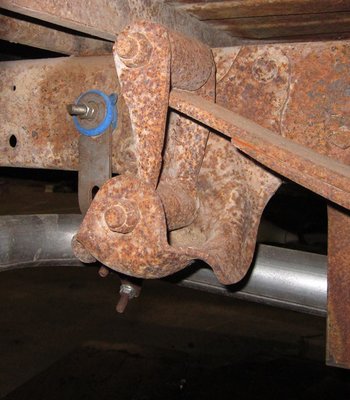 Stock rear spring hanger (back one)