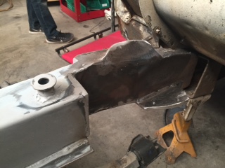 Blocking and rear trailing arm mount