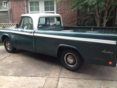 1968 d100 Adventurer 383/727/3:55 suregrip. HD gauges,buddy seats.