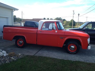 Original wheels painted orange no trim rings