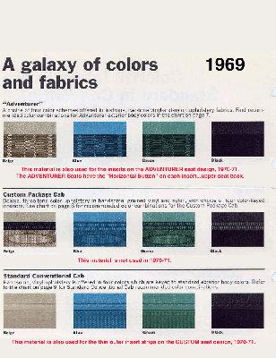 1969-1970-1971 seat fabric similarities.