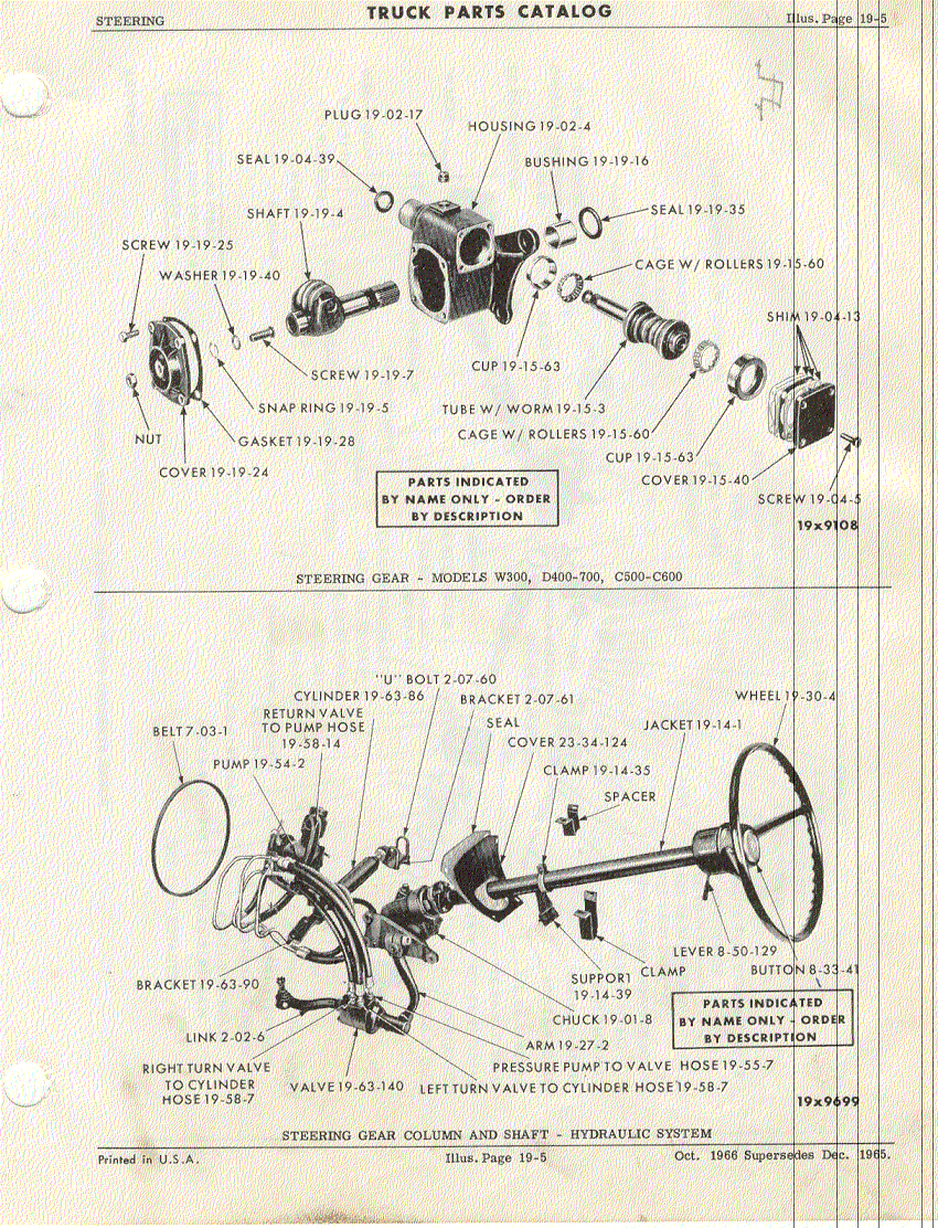 Sweptline.ORG - 1963-1968 Online Parts Catalog - Steering