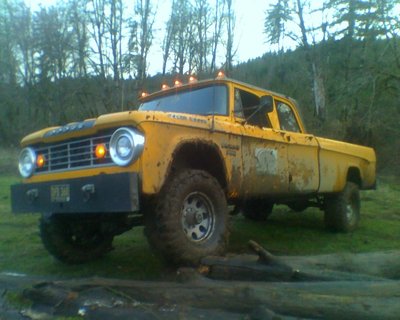After pulling logs out of a creek