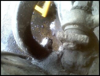 REARWARD MOUNTING BOLT AND CASTLE NUT