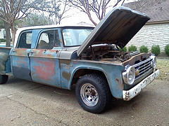 The day we first saw, and bought, the truck.