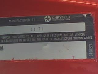 shoing the manufacture date, showing it is a 72, with manufacture before 1/1/72