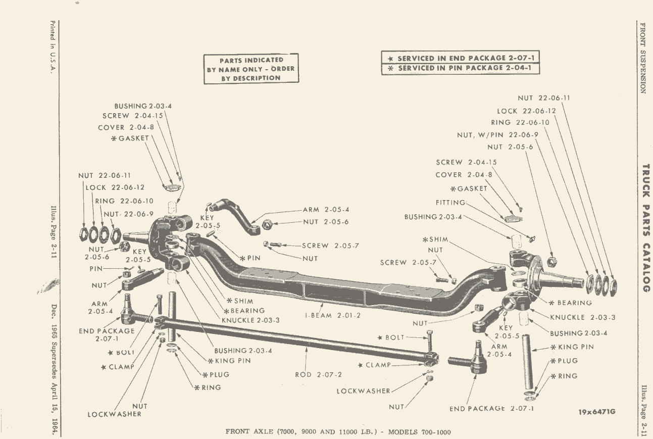 Sweptline.ORG - 1963-1968 Online Parts Catalog - Front Suspension